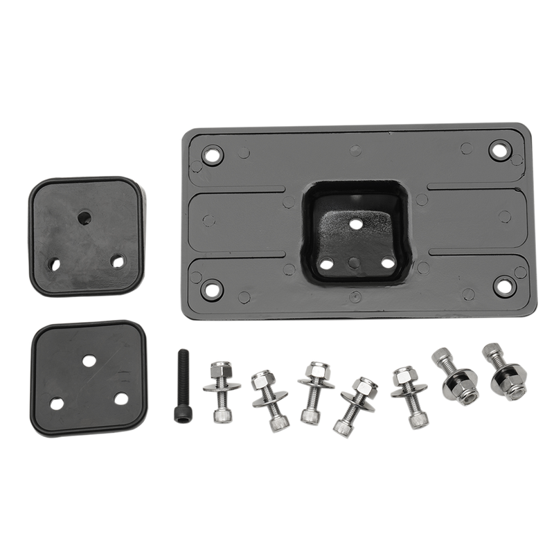 Drag Specialties Universal Fender License Plate Mount Black