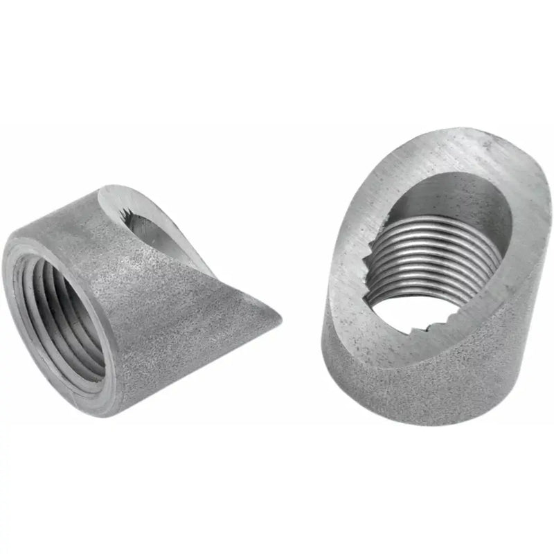 Drag Specialties Weld-In O2 Oxygen Sensor Bung Set 18mm x 1.5 / 45° angle  - Customhoj