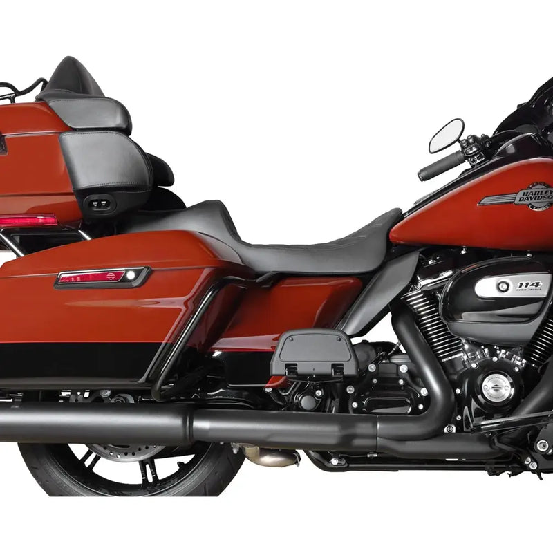 Drag Specialties Predator III 2-Up Extended Reach Sadel till Harley