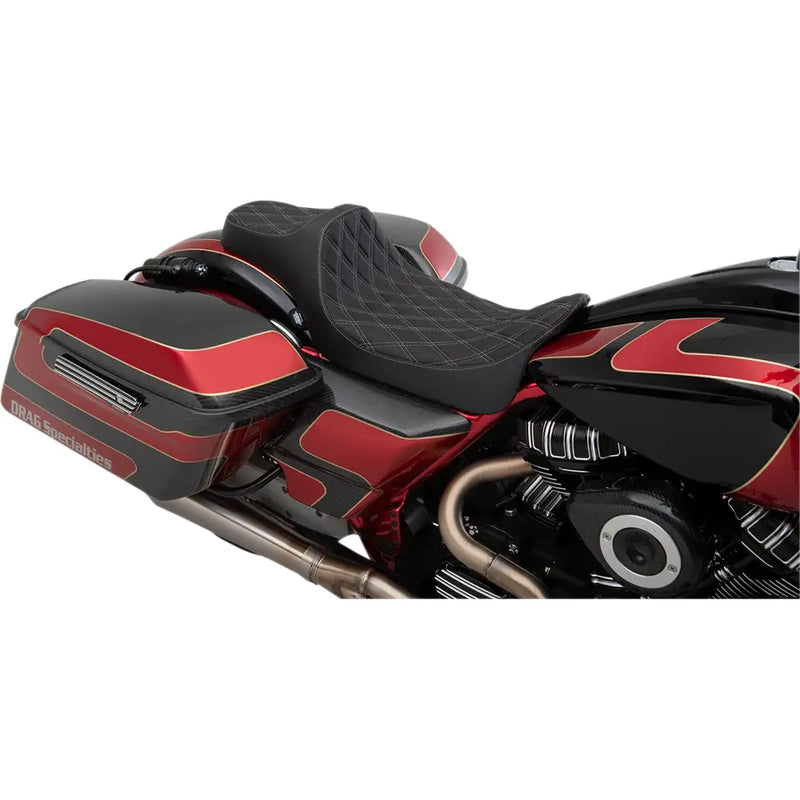 Drag Specialties Predator III Extended Reach Sadel till Harley 