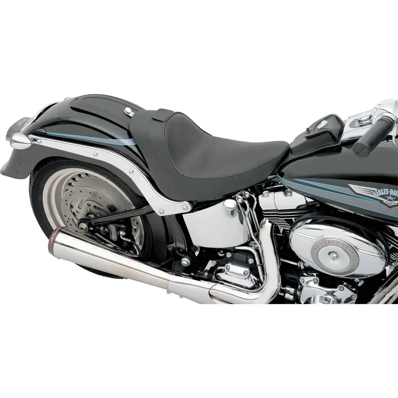 Drag Specialties Ryggstödsförberedd Solo Sadel till Harley