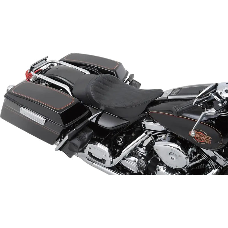 Drag Specialties EZ-ON Low Profile Forward Solo Sadel till Harley