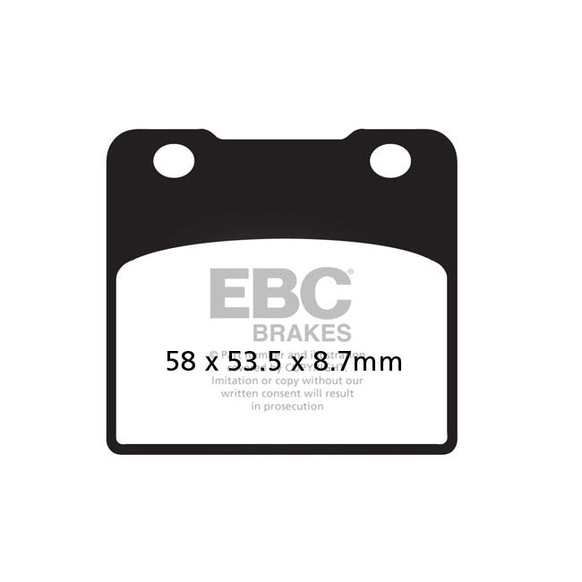 EBC Brake Pads Suzuki GSX 1100 / F 84-94 EBC V-Pad Semi Sintered Rear Brake Pads for Suzuki Customhoj