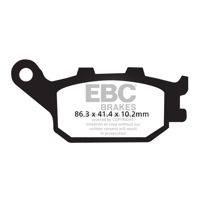 EBC Brake Pads Yamaha Fazer 8 S / SA 11-15 EBC V-Pad Semi Sintered Rear Brake Pads for Yamaha Customhoj