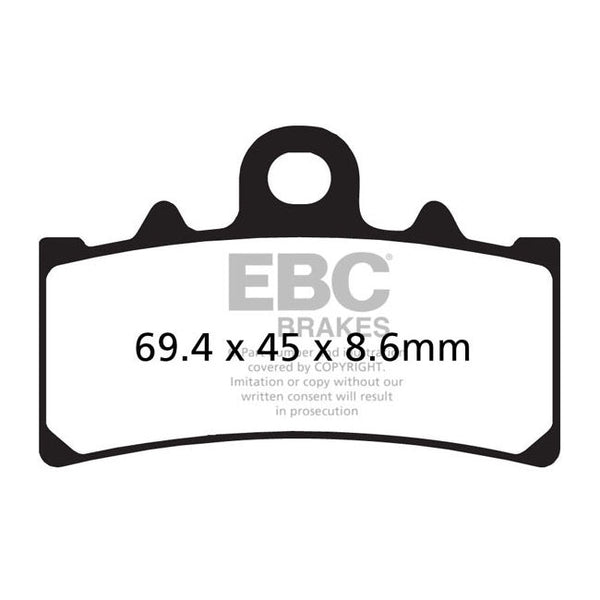 EBC Double-H Sintered Front Brake Pads for BMW C 400 GT / X 18-20