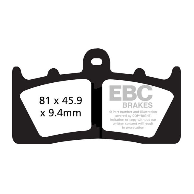 EBC Double-H Sintered Front Brake Pads for BMW K1600 B Grand America / Bagger 17-20