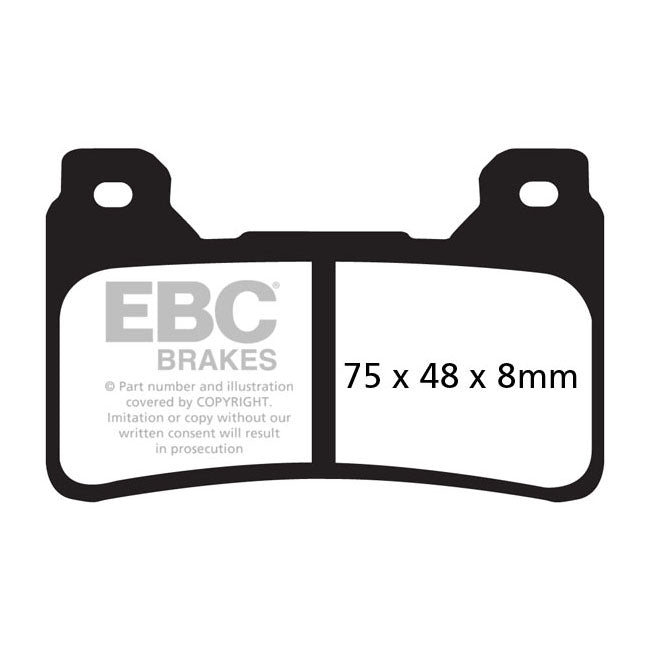 EBC Double-H Sintered Front Brake Pads for Honda CB 1000 R (Non ABS) 09-15