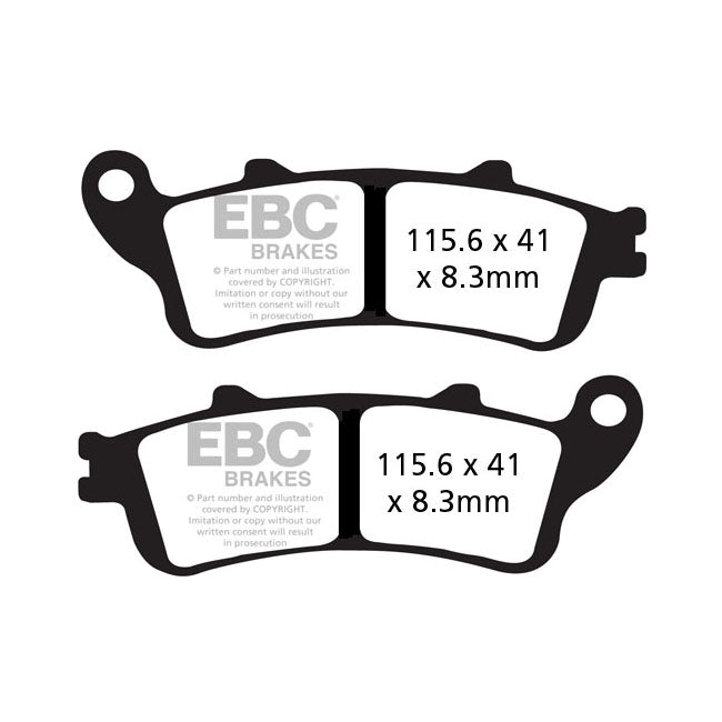 EBC Double-H Sintered Front Brake Pads for Honda CBR 1100 XX / XXX Blackbird 97-08
