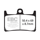EBC Double-H Sintered Front Brake Pads for Kawasaki ST 700 Stallion 14-18