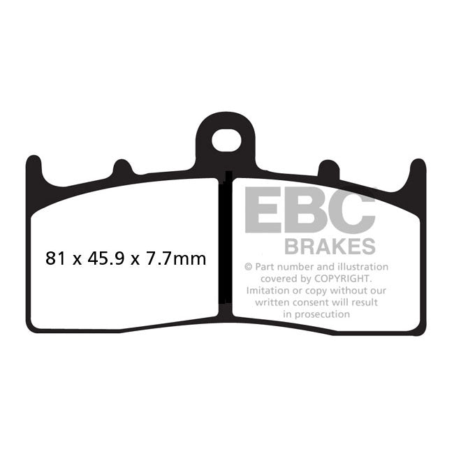 EBC Double-H Sintered Front Brake Pads for Kawasaki ZRX 400 ZX 400 98-01