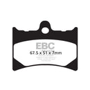 EBC Double-H Sintered Front Brake Pads for Moto Guzzi Quota 1000 EFI 92-97