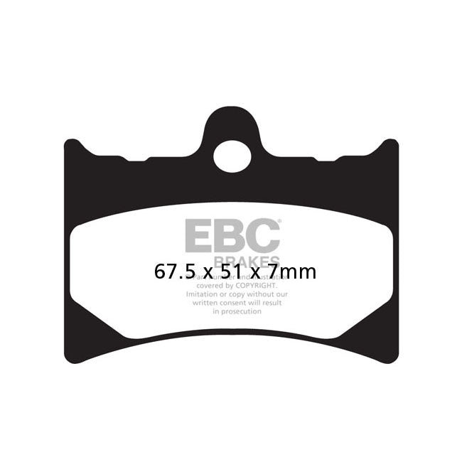 EBC Double-H Sintered Front Brake Pads for Moto Guzzi Quota 1000 EFI 92-97