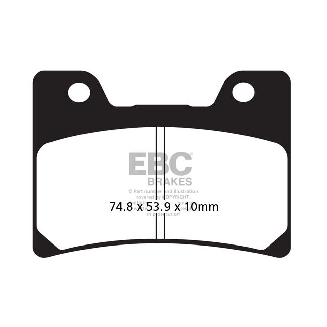 EBC Double-H Sintered Front Brake Pads for Yamaha FJ 1200 A 91-95