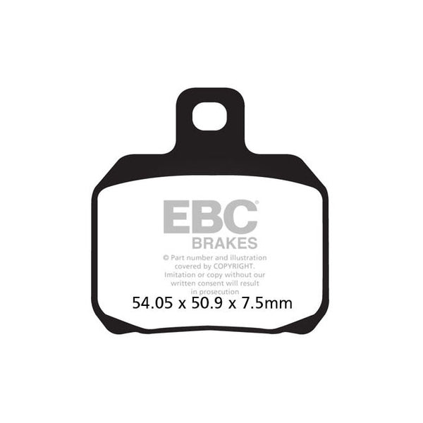 EBC Double-H Sintered Rear Brake Pads for Ducati 1000 Supersport DS (992cc) 03-06