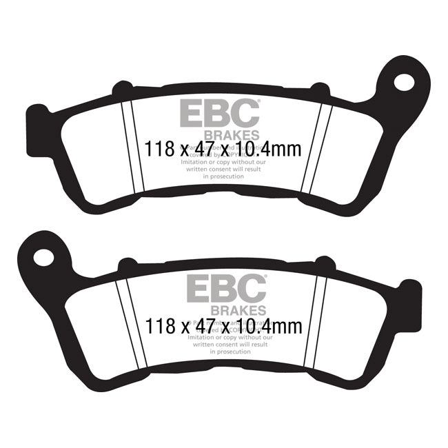 EBC Double-H Sintered Rear Brake Pads for Honda GL 1800 / B / BD / D / DA Goldwing J 18-21