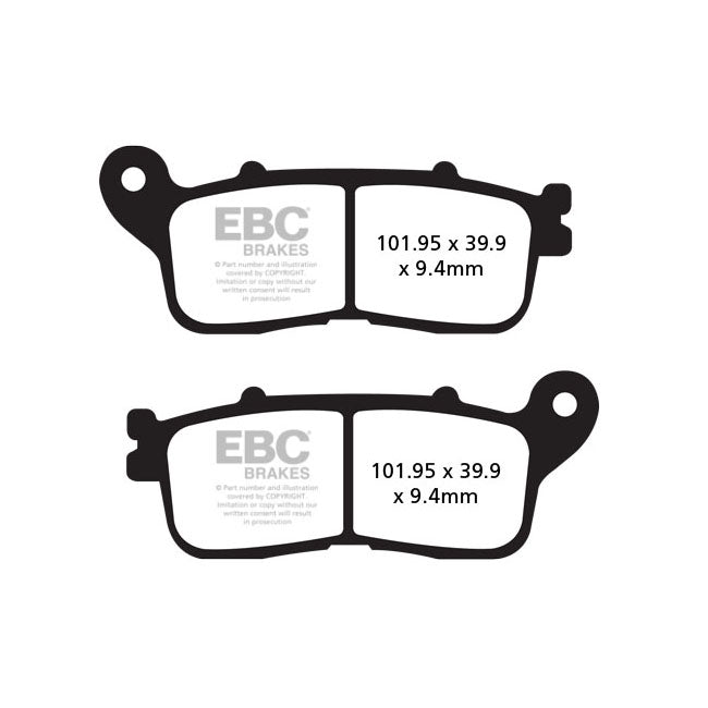 EBC Double-H Sintered Rear Brake Pads for Honda VFR 1200 Crosstourer Highlander T / DCT 15-16