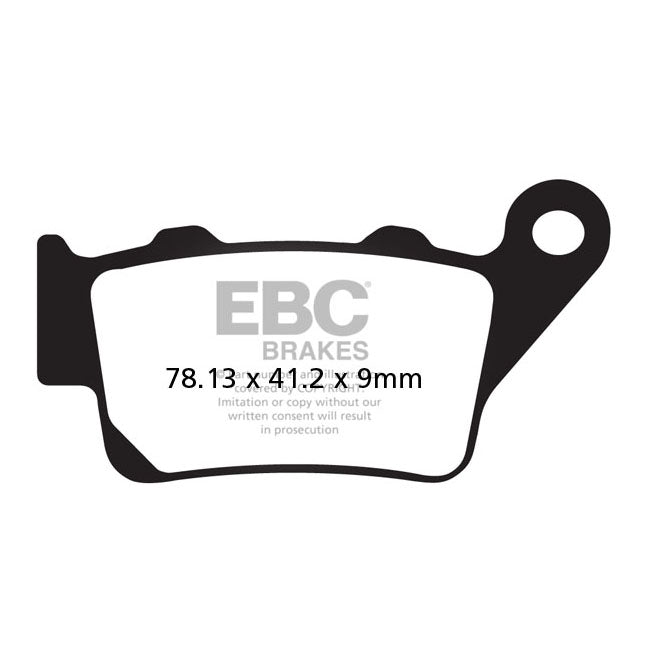 EBC Double-H Sintered Rear Brake Pads for Triumph Daytona 675 / R 13-17