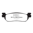 EBC Double-H Sintered Rear Brake Pads for Yamaha YZF-R1 02-03