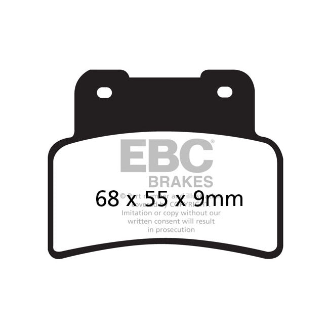 EBC Organic Front Brake Pads for Aprilia Dorsoduro 750 (ABS) 08-16