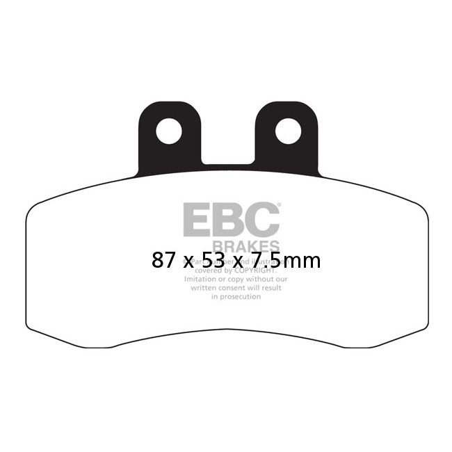 EBC Organic Front Brake Pads for Aprilia Pegaso 650 91-96