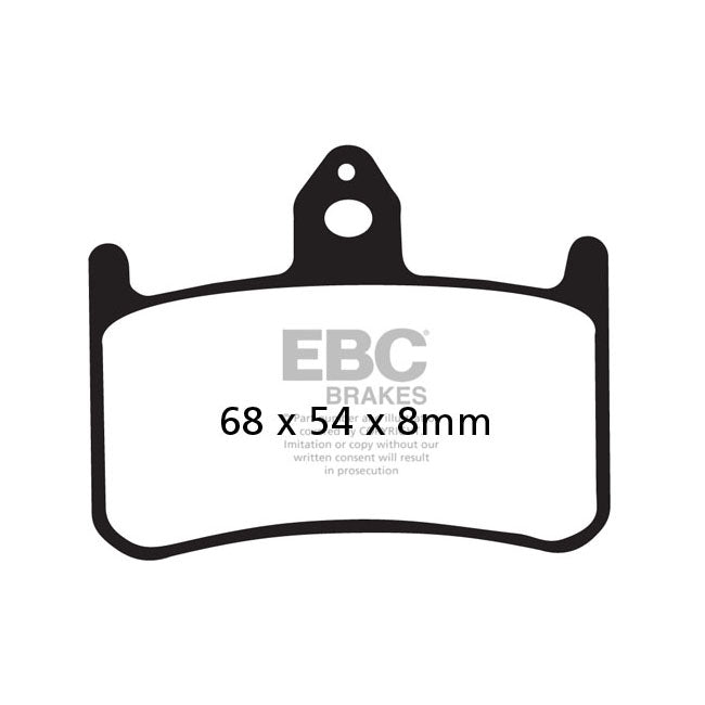EBC Organic Front Brake Pads for Honda CB 400 SF2 Superfour (NC31) 96-97