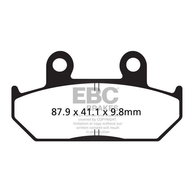 EBC Organic Front Brake Pads for Honda GL 1500 Goldwing 88-00