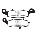 EBC Organic Front Brake Pads for Suzuki DL 900 Migrator 14-17