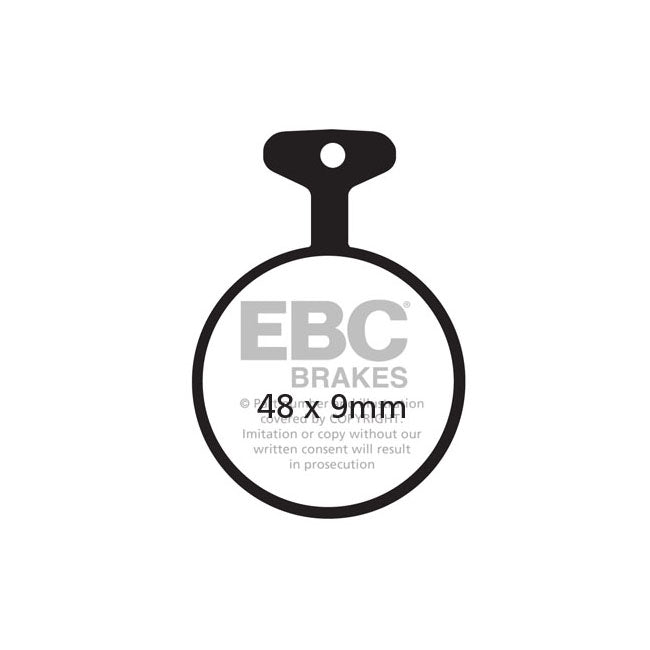 EBC Organic Front Brake Pads for Yamaha RD 400 C / D 76-77