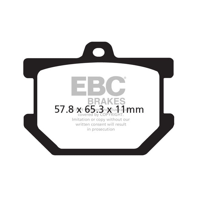 EBC Organic Front Brake Pads for Yamaha SR 500 78-82