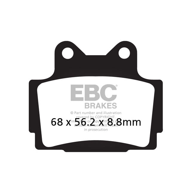 EBC Organic Front Brake Pads for Yamaha SRX 600 85-87