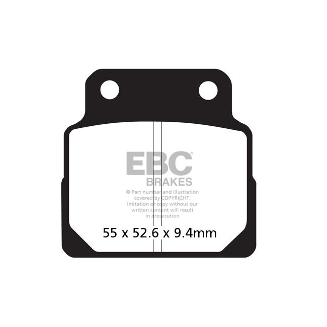 EBC Organic Rear Brake Pads for Honda CB 450 DX-K 89-92