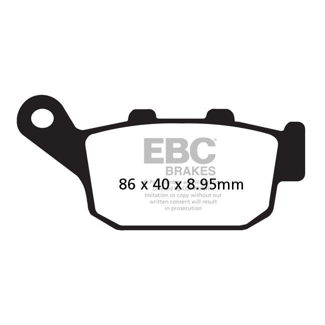 EBC Organic Rear Brake Pads for Honda CB 650 F / FA / R / RA 14-21
