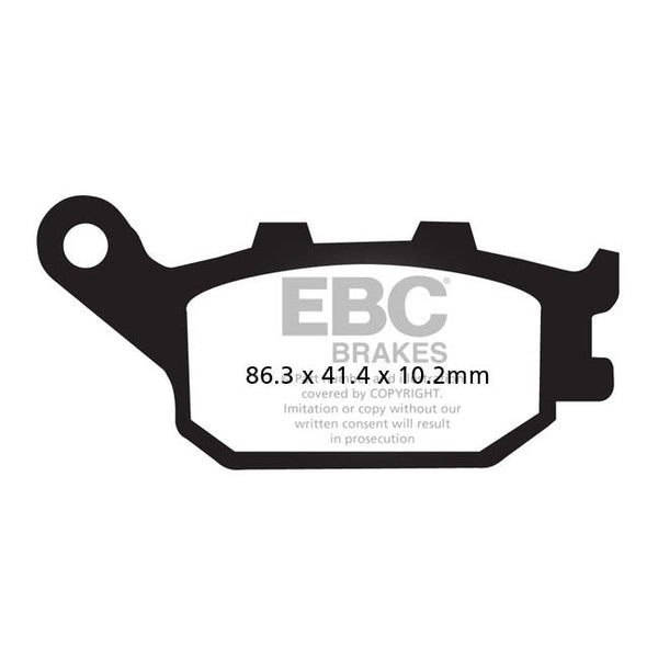 EBC Organic Rear Brake Pads for Kawasaki EN 650 Vulcan S / Cafe / SE 15-21