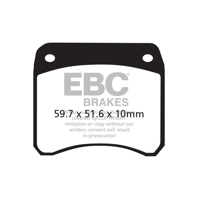 EBC Organic Rear Brake Pads for Triumph T140 Bonneville E / V / D / ES 75-83