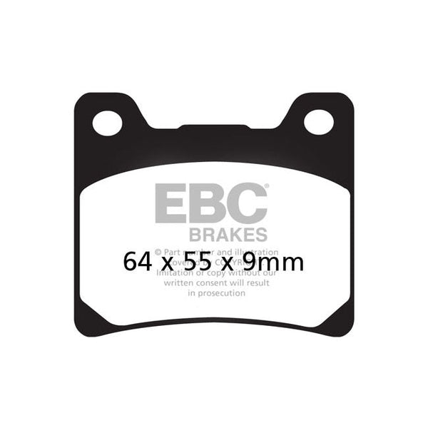 EBC Organic Rear Brake Pads for Yamaha BT 1100 Bulldog 02-06