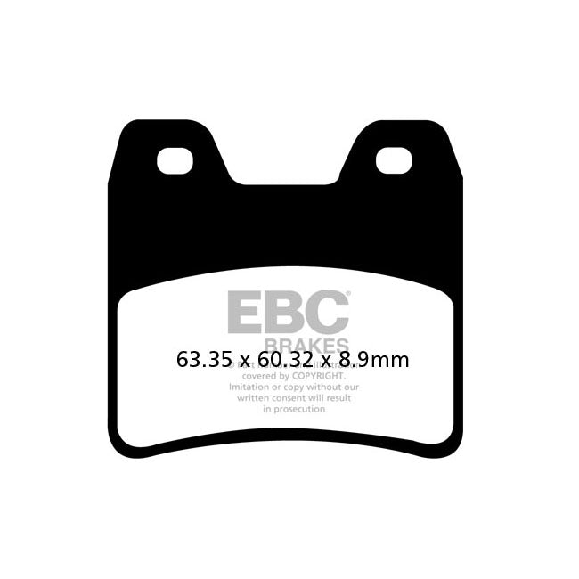EBC Organic Rear Brake Pads for Yamaha FZS 1000 Fazer 01-05