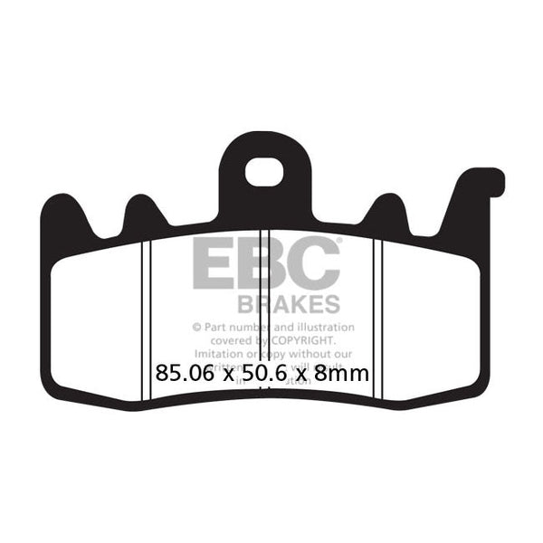 EBC V-Pad Semi Sintered Brake Pads Front for Harley 21-23 Sportster S (Replaces OEM: 41300027)