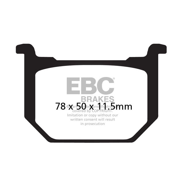EBC V-Pad Semi Sintered Front Brake Pads for Suzuki GS 850 GZ / GE / GG 82-85