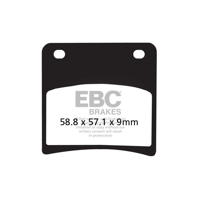 EBC V-Pad Semi Sintered Front Brake Pads for Suzuki GSX 750 GR78A 89-97