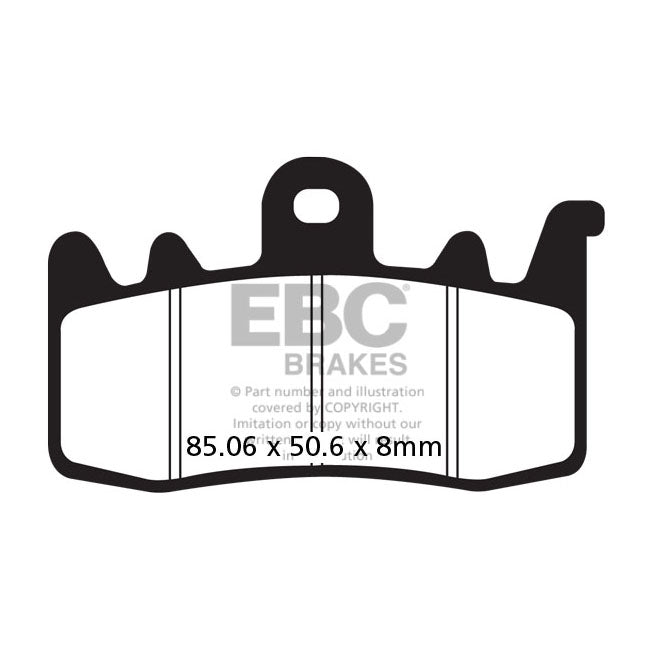 EBC V-Pad Semi Sintered Front Brake Pads for Triumph Tiger 1200 XCa / XCx / XR / XRt / XRx 18-20