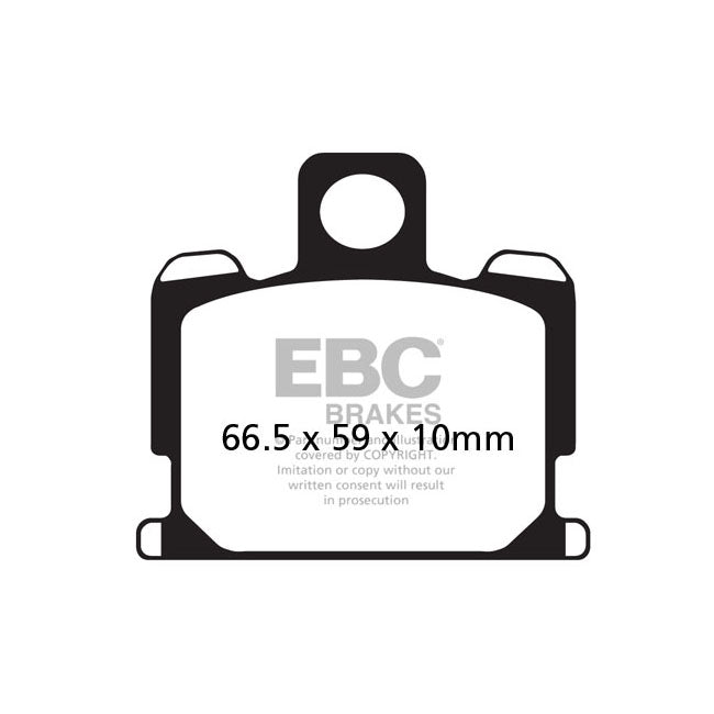 EBC V-Pad Semi Sintered Front Brake Pads for Yamaha XJ 550 / Maxim / Seca 81-84