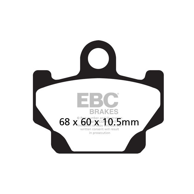 EBC V-Pad Semi Sintered Front Brake Pads for Yamaha XJ 650 Turbo / LK Seca 82-83