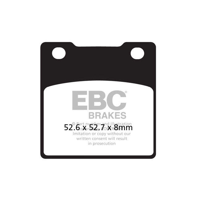 EBC V-Pad Semi Sintered Rear Brake Pads for Kawasaki ZRX 1100 ZR 1100 97-00