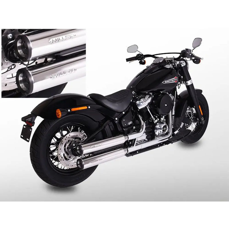 Miller Independence Euro 4 Slip-On Ljuddämpare till Harley