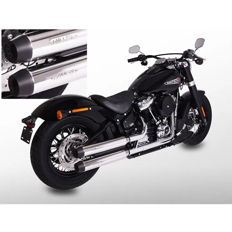 Miller Independence Euro 4 Slip-On Ljuddämpare till Harley