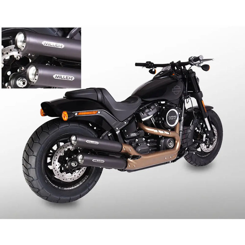 Miller Independence Euro 4 Slip-On Ljuddämpare till Harley