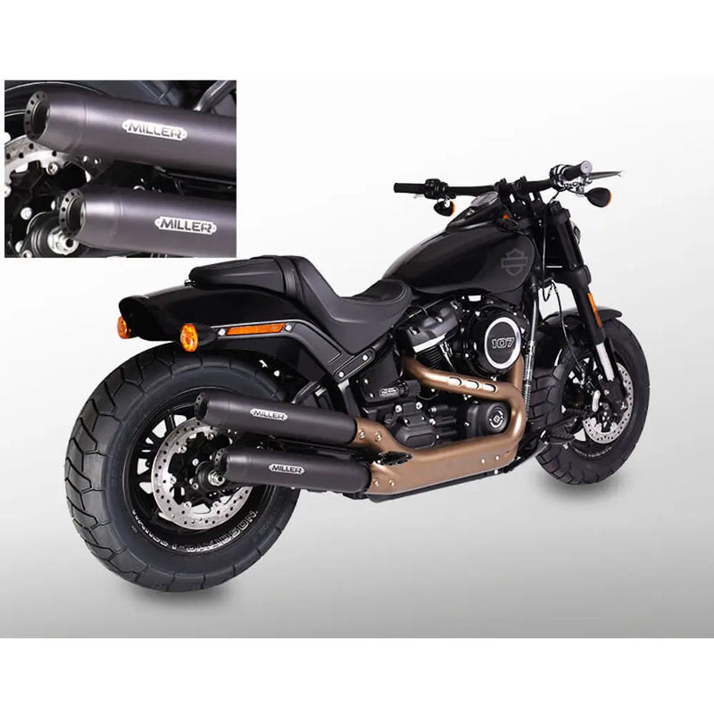 Miller Independence Euro 4 Slip-On Ljuddämpare till Harley