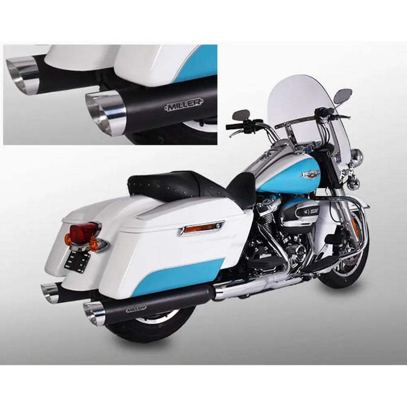 Miller Arlington Euro 4 Slip-On Ljuddämpare till Harley