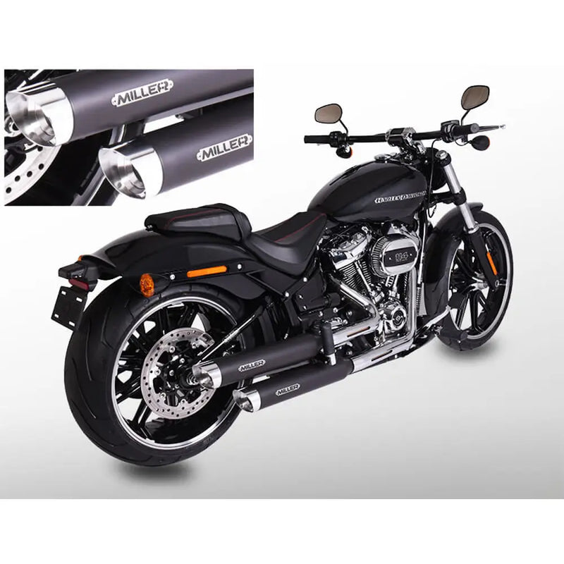 Miller Independence Euro 4 Slip-On Ljuddämpare till Harley