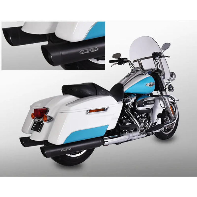 Miller Arlington Euro 4 Slip-On Ljuddämpare till Harley